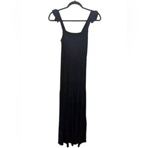 Saints 21 Tiered Maxi Dress Women's XS Black Flowy Boho